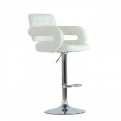 Барный стул Barneo N-135 Gregor белая в Лабытнанги - labytnangi.mebel24.online | фото 1