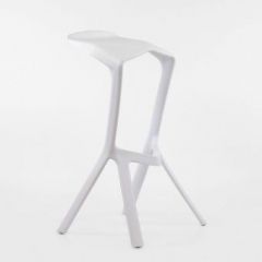 Барный стул Barneo N-227 Miura белый в Лабытнанги - labytnangi.mebel24.online | фото 3