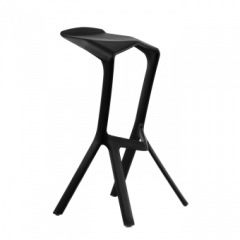 Барный стул Barneo N-227 Miura черный в Лабытнанги - labytnangi.mebel24.online | фото 1