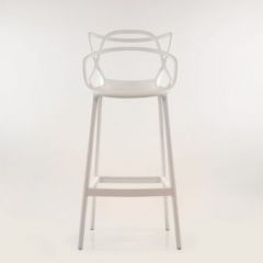 Барный стул Barneo N-235 Masters, белый, design Phillip Stark в Лабытнанги - labytnangi.mebel24.online | фото 3