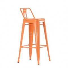 Барный стул Barneo N-242 Tolix Style 2003 Оранжевый в Лабытнанги - labytnangi.mebel24.online | фото