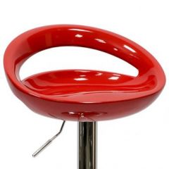 Барный стул Barneo N-6 Disco красный глянец в Лабытнанги - labytnangi.mebel24.online | фото 2