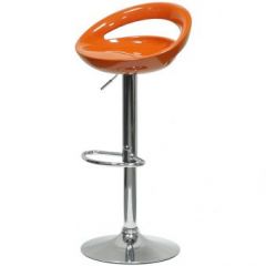 Барный стул Barneo N-6 Disco оранжевый глянец в Лабытнанги - labytnangi.mebel24.online | фото