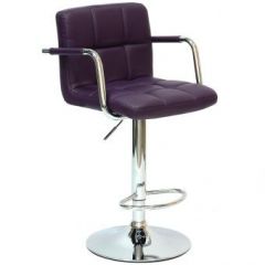 Барный стул Barneo N-69 Kruger Arm Фиолетовый в Лабытнанги - labytnangi.mebel24.online | фото