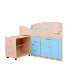 Набор мебели для детской Юниор -12.2 (700*1860) МДФ матовый в Лабытнанги - labytnangi.mebel24.online | фото 4