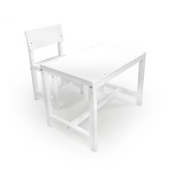 Детский растущий комплект стол и стул Я САМ "Лофт" (Белый, Белый) в Лабытнанги - labytnangi.mebel24.online | фото 1