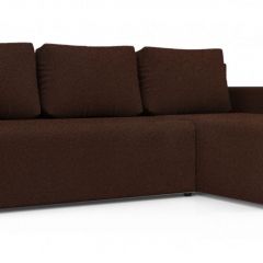 Диван угловой Алиса 3 Bahama VISION - Teos Dark Brown в Лабытнанги - labytnangi.mebel24.online | фото