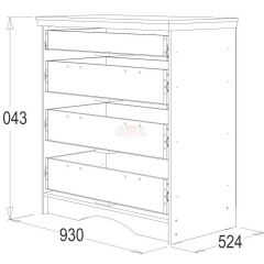 Комод Ольга-10 МДФ в Лабытнанги - labytnangi.mebel24.online | фото 2