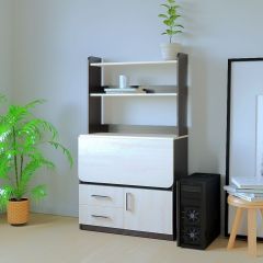 Компьютерный стол СП-1 (Венге/Дуб молочный) в Лабытнанги - labytnangi.mebel24.online | фото 4