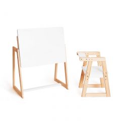 Комплект детской мебели стол и  два стула Я САМ "Лофт-Дуо" (Белый) в Лабытнанги - labytnangi.mebel24.online | фото 5