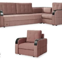 Комплект мягкой мебели Остин HB-178-18 (Велюр) Угловой + 1 кресло в Лабытнанги - labytnangi.mebel24.online | фото