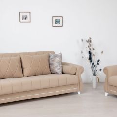 Комплект Роуз ТД 412 диван-кровать + кресло + комплект подушек в Лабытнанги - labytnangi.mebel24.online | фото