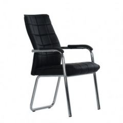 Кресло Barneo K-14 для посетителей и переговорных (черный) в Лабытнанги - labytnangi.mebel24.online | фото