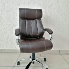 Кресло Barneo K-303 для руководителя (коричневая экокожа) в Лабытнанги - labytnangi.mebel24.online | фото 1