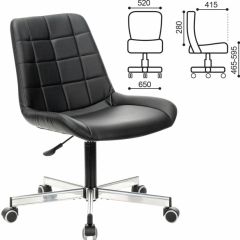 Кресло BRABIX "Deco MG-316" (черное) 532080 в Лабытнанги - labytnangi.mebel24.online | фото 2