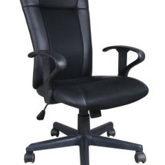 Кресло BRABIX "Optima MG-370" (экокожа/ткань, черное) 531580 в Лабытнанги - labytnangi.mebel24.online | фото