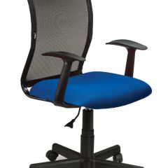 Кресло BRABIX "Spring MG-307", с подлокотниками, комбинированное синее/черное TW, 531404 в Лабытнанги - labytnangi.mebel24.online | фото
