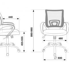 Кресло Бюрократ CH-695N/SL/BL/TW-11 синий TW-05 черный TW-11 в Лабытнанги - labytnangi.mebel24.online | фото 4