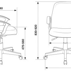 Кресло Бюрократ CH-808-LOW/#G серый 3C1 в Лабытнанги - labytnangi.mebel24.online | фото 4