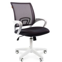 Кресло для оператора CHAIRMAN 696 white (ткань TW-12/сетка TW-04) в Лабытнанги - labytnangi.mebel24.online | фото 1