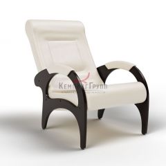 Кресло для отдыха Римини 19-К-КР (экокожа/венге) КРЕМ в Лабытнанги - labytnangi.mebel24.online | фото
