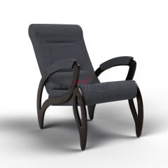 Кресло для отдыха Зельден 20-Т-ГР (тканьвенге) ГРАФИТ в Лабытнанги - labytnangi.mebel24.online | фото