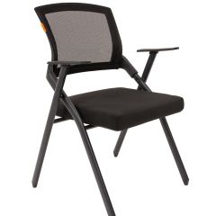 Кресло для посетителей CHAIRMAN NEXX (ткань стандарт черный/сетка DW-01) в Лабытнанги - labytnangi.mebel24.online | фото 1