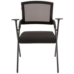Кресло для посетителей CHAIRMAN NEXX (ткань стандарт черный/сетка DW-01) в Лабытнанги - labytnangi.mebel24.online | фото 2