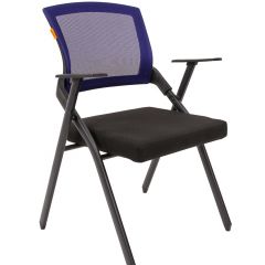 Кресло для посетителей CHAIRMAN NEXX (ткань стандарт черный/сетка DW-61) в Лабытнанги - labytnangi.mebel24.online | фото 1