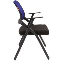 Кресло для посетителей CHAIRMAN NEXX (ткань стандарт черный/сетка DW-61) в Лабытнанги - labytnangi.mebel24.online | фото 3