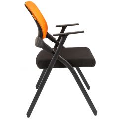Кресло для посетителей CHAIRMAN NEXX (ткань стандарт черный/сетка DW-66) в Лабытнанги - labytnangi.mebel24.online | фото 3