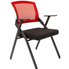 Кресло для посетителей CHAIRMAN NEXX (ткань стандарт черный/сетка DW-69) в Лабытнанги - labytnangi.mebel24.online | фото
