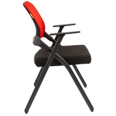 Кресло для посетителей CHAIRMAN NEXX (ткань стандарт черный/сетка DW-69) в Лабытнанги - labytnangi.mebel24.online | фото 3