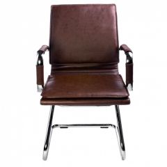 Кресло для посетителя Бюрократ CH-993-Low-V/Brown коричневый в Лабытнанги - labytnangi.mebel24.online | фото 4