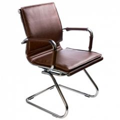 Кресло для посетителя Бюрократ CH-993-Low-V/Brown коричневый в Лабытнанги - labytnangi.mebel24.online | фото 1