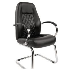 Кресло для посетителя CHAIRMAN 950 V Черное в Лабытнанги - labytnangi.mebel24.online | фото 1