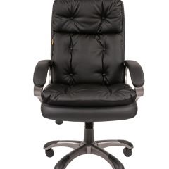 Кресло для руководителя  CHAIRMAN 442 (экокожа черная) в Лабытнанги - labytnangi.mebel24.online | фото 1