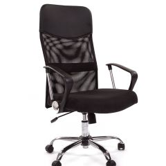 Кресло для руководителя CHAIRMAN 610 N (15-21 черный/сетка черный) в Лабытнанги - labytnangi.mebel24.online | фото 1