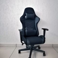 Кресло геймерское Barneo K-50 (черная сетка черные вставки) в Лабытнанги - labytnangi.mebel24.online | фото