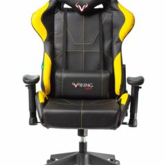 Кресло игровое Бюрократ VIKING 5 AERO YELLOW черный/желтый в Лабытнанги - labytnangi.mebel24.online | фото 3