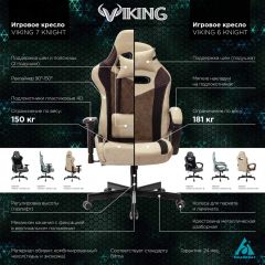 Кресло игровое Бюрократ VIKING 6 KNIGHT BL FABRIC синий в Лабытнанги - labytnangi.mebel24.online | фото 5