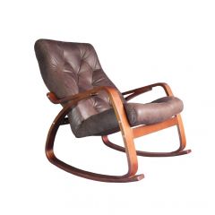 Кресло качалка Гранд 103-З-Ш Шоколад в Лабытнанги - labytnangi.mebel24.online | фото
