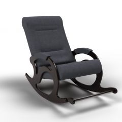 Кресло-качалка Тироль 12-Т-ГР (тканьвенге) ГРАФИТ в Лабытнанги - labytnangi.mebel24.online | фото