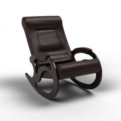 Кресло-качалка Вилла 11-К-В (экокожавенге) ВЕНГЕ в Лабытнанги - labytnangi.mebel24.online | фото