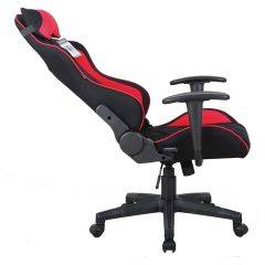 Кресло компьютерное BRABIX GT Racer GM-101 + подушка (ткань) черное/красное (531820) в Лабытнанги - labytnangi.mebel24.online | фото 5