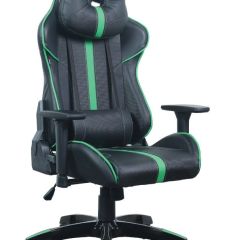 Кресло компьютерное BRABIX "GT Carbon GM-120" (черное/зеленое) 531929 в Лабытнанги - labytnangi.mebel24.online | фото
