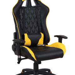 Кресло компьютерное BRABIX "GT Master GM-110" (черное/желтое) 531927 в Лабытнанги - labytnangi.mebel24.online | фото