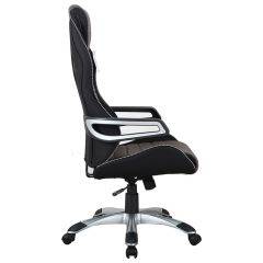 Кресло компьютерное BRABIX Techno GM-002 (ткань) черное/серое, вставки белые (531815) в Лабытнанги - labytnangi.mebel24.online | фото 4