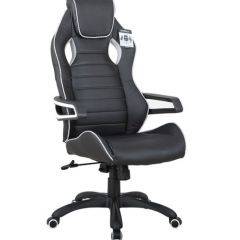 Кресло компьютерное BRABIX Techno Pro GM-003 (экокожа черное/серое, вставки серые) 531814 в Лабытнанги - labytnangi.mebel24.online | фото 2