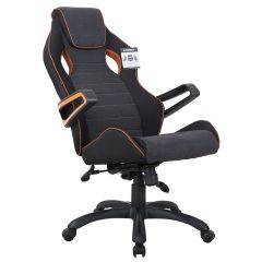Кресло компьютерное BRABIX Techno Pro GM-003 (ткань черное/серое, вставки оранжевые) 531813 в Лабытнанги - labytnangi.mebel24.online | фото 8